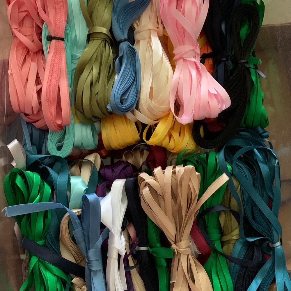 100 Yards of 3/8 Assorted Colorful Ribbon